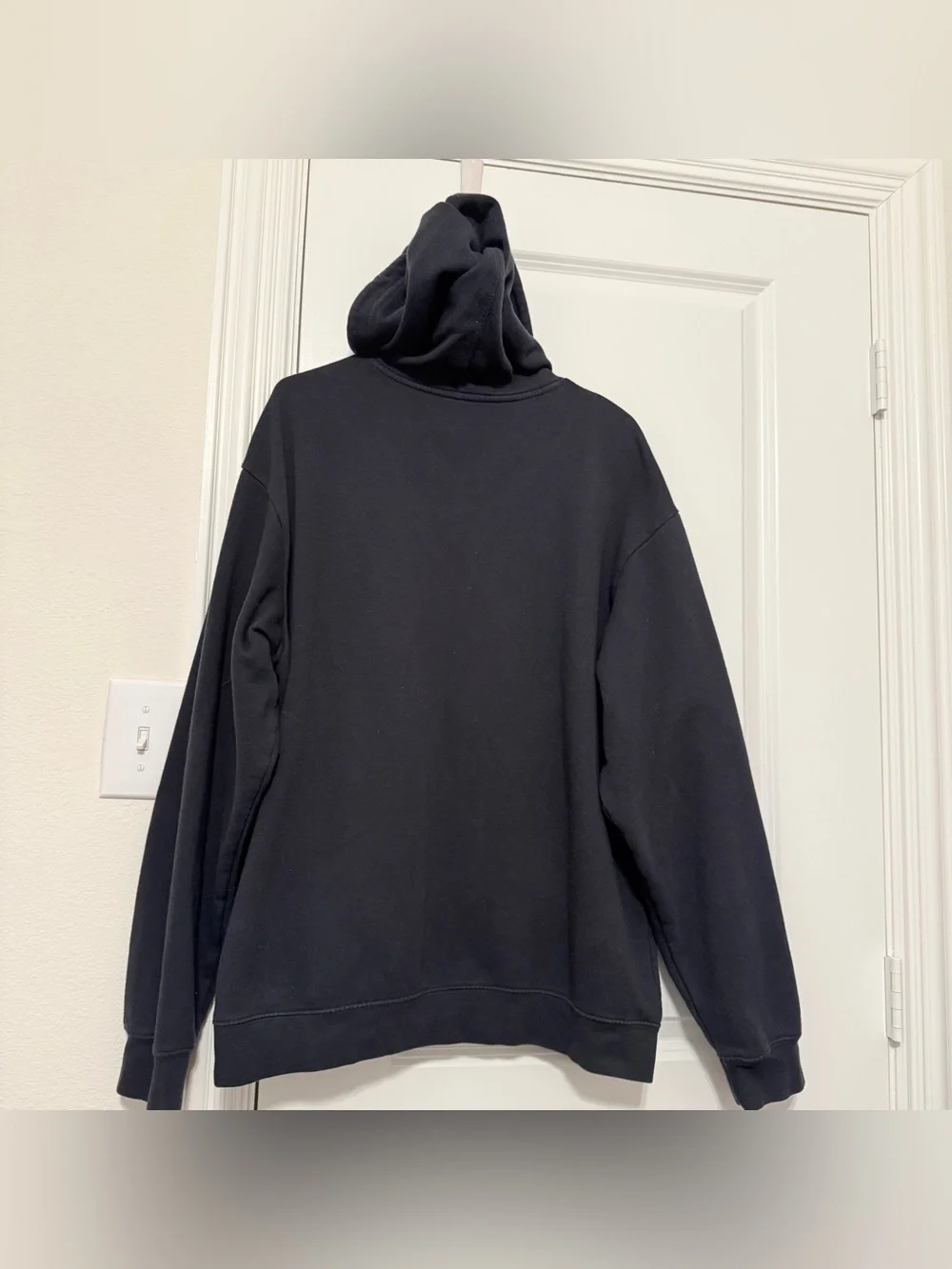 Nike Sportswear Black Full-Zip Hoodie XL Embroidered Swoosh Fleece